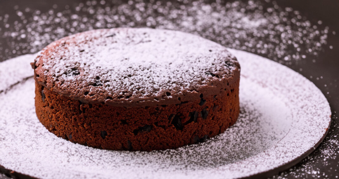 torta caprese vegana