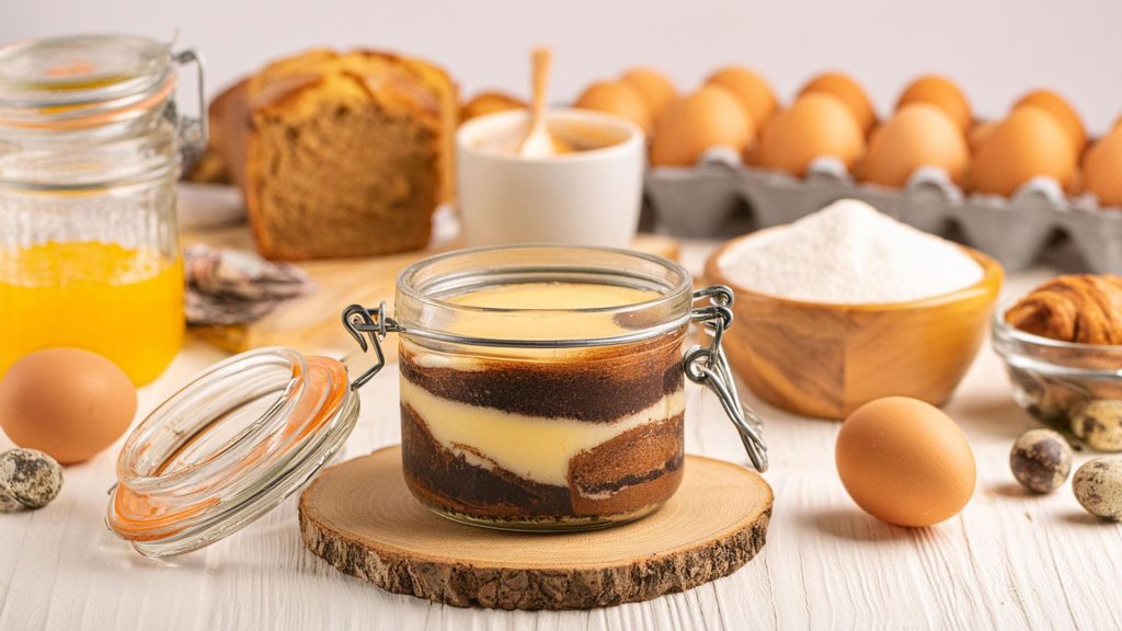 Torta Marmorizzata in Vasocottura 2 una torta marmorizzata in vasocottura con gli ingredienti